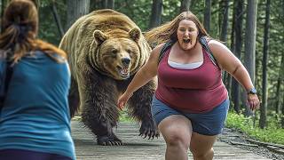 Grizzly Bear Attack on 354 Pound Female Hiker on July 7th 2024 [upl. by Esyle]