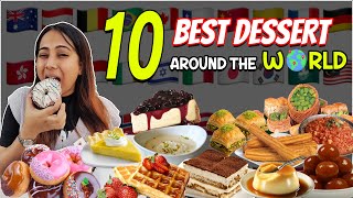 Eating 10 Best amp Famous Desserts from around the world  Food Challenge [upl. by Sherburn]