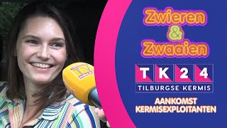 Zwieren en Zwaaien  Aankomst Kermisexploitanten Tilburgse Kermis 2024 [upl. by Rawlinson284]