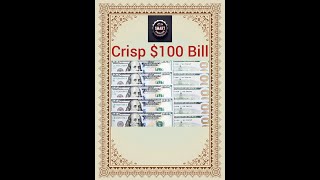 A Crisp Hundred Dollar Bill [upl. by Micky]