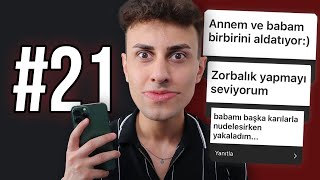 İTİRAFLARINIZI OKUYORUM 21 [upl. by Sad]