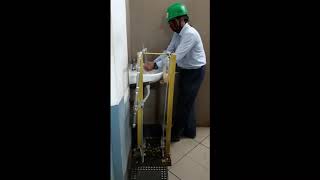 Handsfree Soap and Water dispenser  Chembond Chemicals Limited [upl. by Vandervelde]