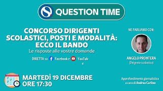 Concorso dirigenti scolastici posti e modalità ecco il bando [upl. by Iliram]