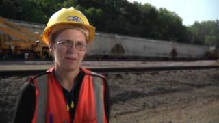 Union Pacific Railroad Working Track Maintenance [upl. by Akeber]