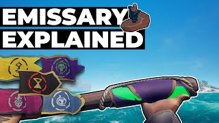 Sea of Thieves Emissary Flag Guide  Tables Grades amp Flags Explained [upl. by Nykal931]