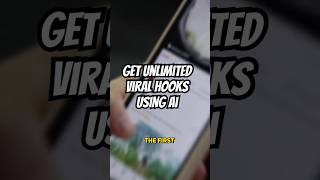 How to get unlimited viral hooks using AI 🤫 shorts [upl. by Yelnet]