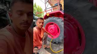 Bahadurgarh Ke Bade wale tyre mein ho gaya punctureviralvideo farming [upl. by Whiteley92]