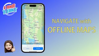 Download Maps for Offline Use on the iPhone [upl. by Retep]