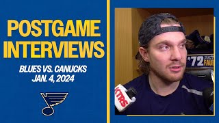 Jan 4 Postgame Interviews [upl. by Mrots398]