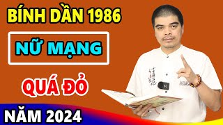 Vận Mệnh Tử Vi Tuổi Bính Dần 1986 Nữ Mạng Năm 2024 Nắm Chuẩn Mệnh Trời Hưởng Thời Hưng Vượng [upl. by Citron116]