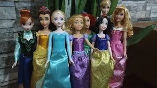 Disney Princess Doll Makeover DIY Miniature ldeas for Barbie Wig Derss Feceup and more 23 [upl. by Gardie80]