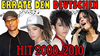 Errate den deutschen Song 2000  2010  Quiz Musik Challenge [upl. by Baillieu]