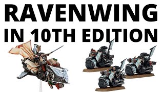 Ravenwing in Warhammer 40K 10th Edition  Company of Hunters and Codex Dark Angels Bikes  Speeders [upl. by Robi]