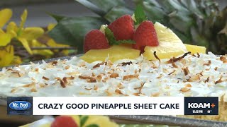 Mr Food Crazy Good Pineapple Sheet Cake 8152024 [upl. by Haze]