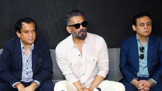 Suniel Shetty URGES Public To Come Ahead And Vote Amid Maharashtra CM Elections Lehren TV [upl. by Nuriel]