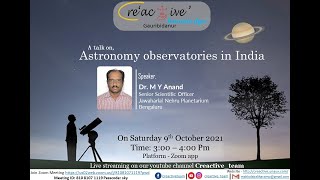 Astronomy observatories in India [upl. by Aymer432]