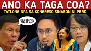 PRRD PINADAPA ANG TATLONG KUMAG NA REBELDE SA KONGRESO MANUEL BROSAS FRANCE CASTRO [upl. by Patten]