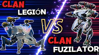 CLAN ꀤꋊꋖꀤ 🆚 CLAN 一╤╦︻  CLAN LATINO VS CLAN BRASILEÑO warrobots [upl. by Sukramaj]