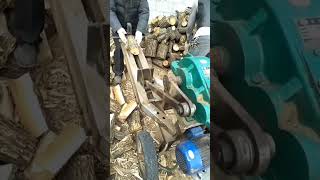 Innovation wood axe using high torque gearbox [upl. by Trellas]