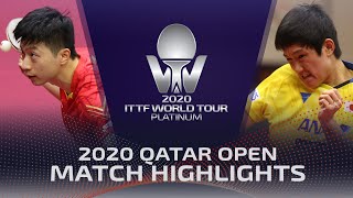 Ma LongXu Xin vs Tomokazu HarimotoMasataka Morizono  2020 ITTF Qatar Open Highlights 14 [upl. by Amoreta]