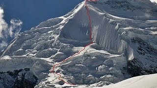 Escalada al Escudo del Huascarán Sur 6768 m por Eric Albino Lliuya [upl. by Euqenimod]