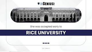 Rice University Early Decision Acceptance Story [upl. by The]