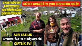 ACİL SATILIK 2 KÖY EVİ OLAN GENİŞ ARAZİLİ ÇİFTLİK EVİ  DOĞANIN İÇİNDE İNSAN BURADA YAŞLANMAZ [upl. by Kline]