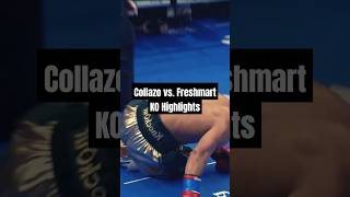 Oscar Collazo vs Knockout CP Freshmart  Intense Fight Highlights boxing fullfighthighlights [upl. by Frentz]