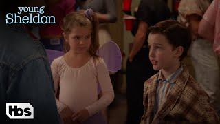 Young Sheldon Sheldon Goes to a Party Season 1 Episode 5 Clip  TBS [upl. by Nerrej]