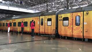 12954 August Kranti Rajdhani Express arriving at Mumbai Central [upl. by Incrocci]