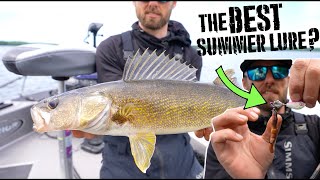 CRUSHING BIG Walleyes on the BEST Summer Walleye Lure [upl. by Ray]