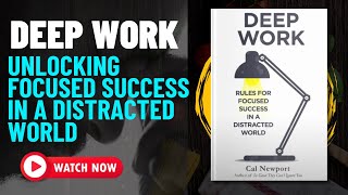 Deep Work by Cal Newport  Book Summary  Audiobook  Summary in 15 Minutes [upl. by Nevar]