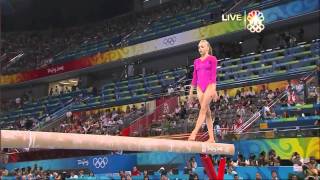 Nastia Liukin  Balance Beam  2008 Olympics All Around [upl. by Hopper]