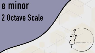 e minor 2 Octave Scales [upl. by Acinnad]