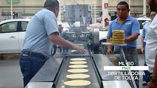 Tortilladora de Tolva ML60│Manufacturas Lenin [upl. by January]