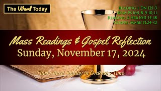 Todays Catholic Mass Readings amp Gospel Reflection  Sunday November 17 2024 [upl. by Froh]