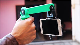 How to make mobile Phone gimbal  2 axis stabilizer  3D Printed [upl. by Annahsed730]