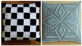 Top amazing Wolen Hand made Cushion covers designs ideas2024 [upl. by Donielle496]