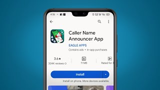 Caller Name Announcer App Kaise Use Kare  Caller Name Announcer App kaise Chalaye [upl. by Cleon]