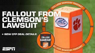 Clemson prepping to LEAVE the ACC  The CFPESPN 78B Deal MISSING PIECE  College GameDay Podcast [upl. by Uehttam]