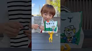 Bandar Mama Nodle Khaya 🥳 mini wood toy wood working art skill short cartoon viral trending [upl. by Anead]