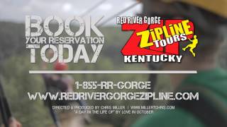 Red River Gorge Zipline Caonpy Tour 30 sec commercial [upl. by Kensell]