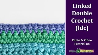 Linked Double Crochet ldc [upl. by Akit]