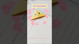 Pikachu Bookmark  Cute Craft Idea Origami Paper Craft shorts youtubeshorts cutecraft bookmark [upl. by Ynaffet]