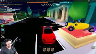 chrisandthemike reupload Playing roblox jailbreak with kreekcraft [upl. by Aihsotan416]