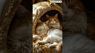 Cats in a ZeroGravity Sleeping Pod The Ultimate Luxury Experience [upl. by Anialem]