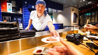 Japanese Food  Yakiniku BBQ and DEEP FRIED WAGYU BEEF Sandwich at Nakahara Tokyo Japan [upl. by Adair]