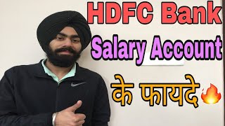 All Details HDFC Bank Salary Account in Hindi Zero Balance [upl. by Jonah648]