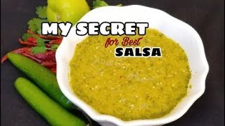 MY SECRET For BEST SALSA VERDE  TOMATILLO Salsa Taquera ❤ [upl. by Ahsilahs75]