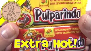 Pulparindo Con Fruta Real  Real Fruit Tamarindo Extra Hot Pulp Candy  Mexican Candy Tasting [upl. by Corri]